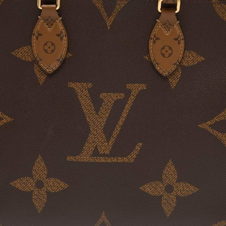Pre Owned Louis Vuitton Reverse Monogram Canvas Giant Onthego MM Bag
