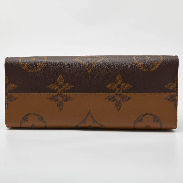 Pre Owned Louis Vuitton Reverse Monogram Canvas Giant Onthego GM Bag
