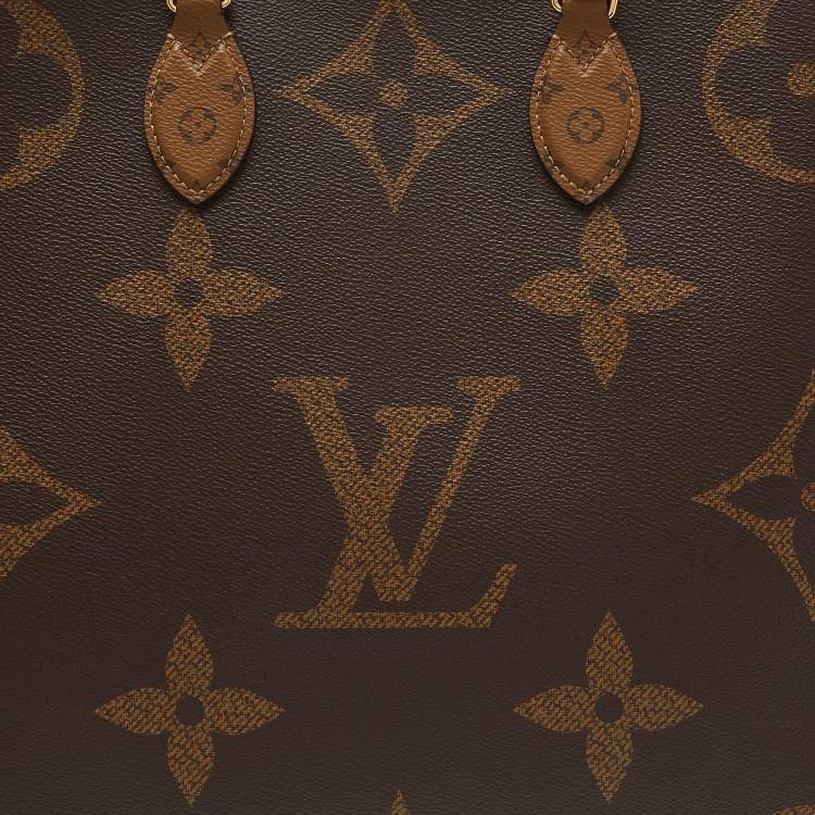 Pre Owned Louis Vuitton Reverse Monogram Canvas Giant Onthego GM Bag