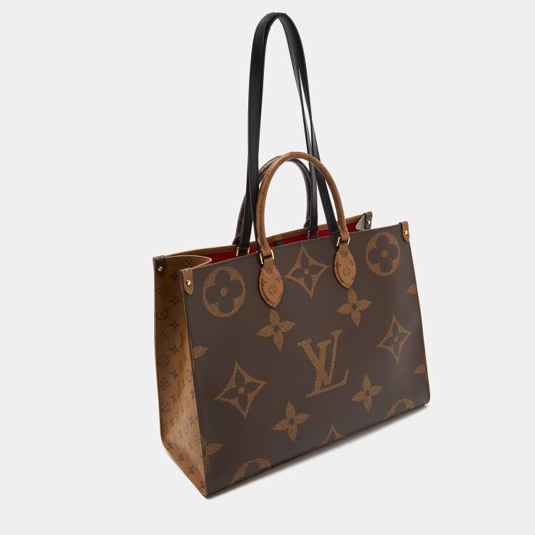 Pre Owned Louis Vuitton Reverse Monogram Canvas Giant Onthego GM Bag