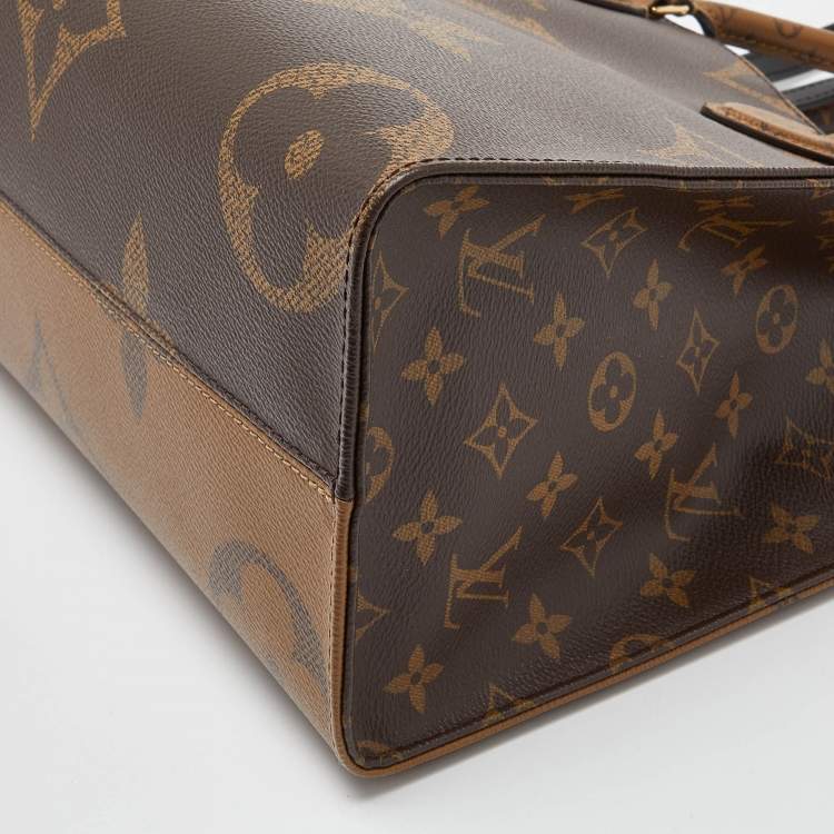 Pre Owned Louis Vuitton Reverse Monogram Canvas Giant Onthego MM Bag