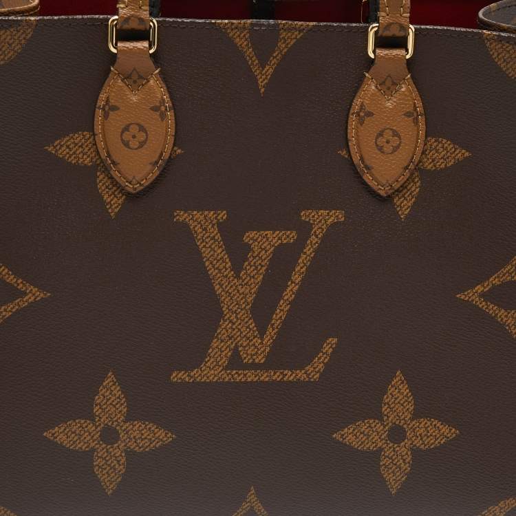 Pre Owned Louis Vuitton Reverse Monogram Canvas Giant Onthego MM Bag