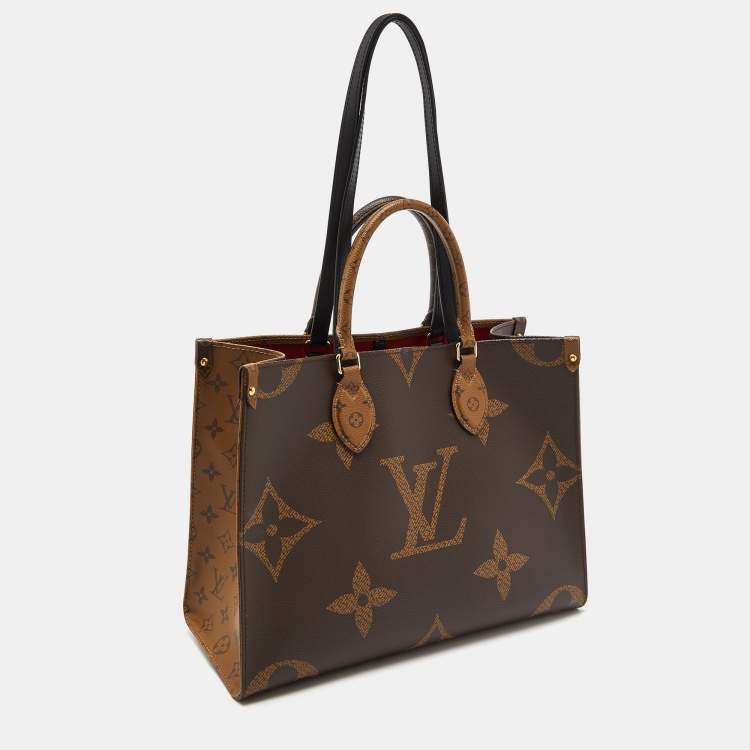 Pre Owned Louis Vuitton Reverse Monogram Canvas Giant Onthego MM Bag