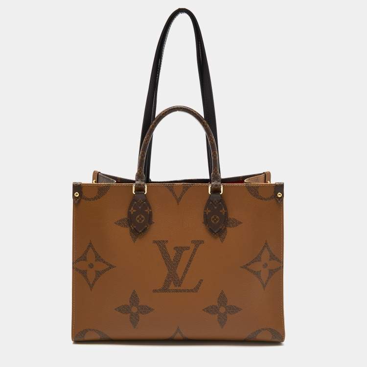 Pre Owned Louis Vuitton Reverse Monogram Canvas Giant Onthego MM Bag