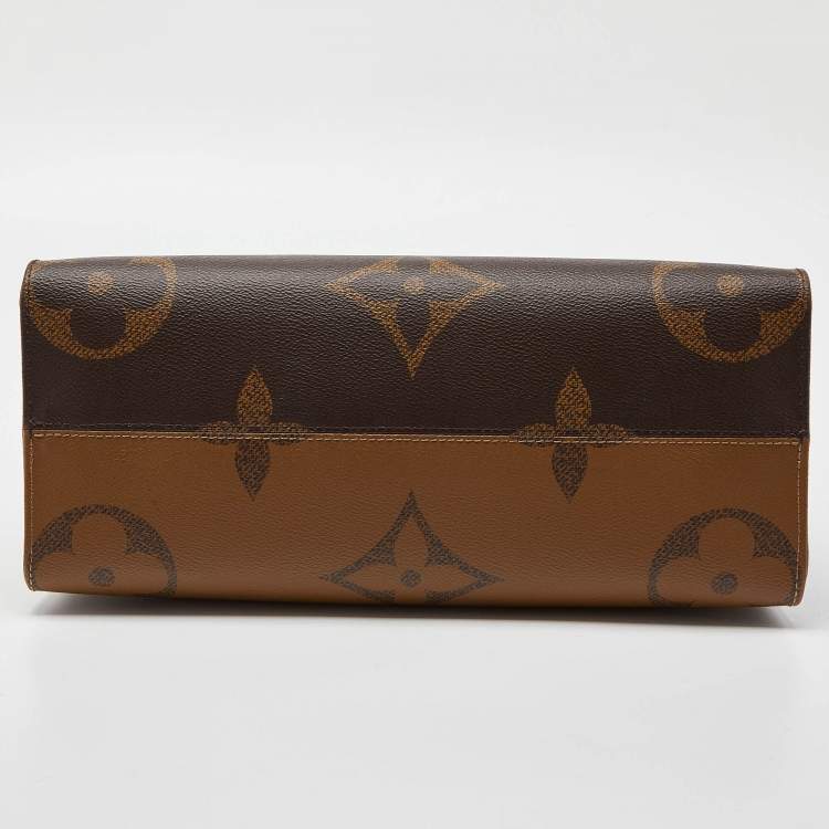 Pre Owned Louis Vuitton Reverse Monogram Canvas Giant Onthego MM Bag