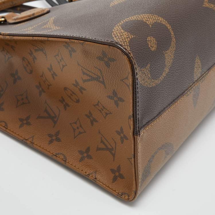 Pre Owned Louis Vuitton Reverse Monogram Canvas Giant Onthego MM Bag