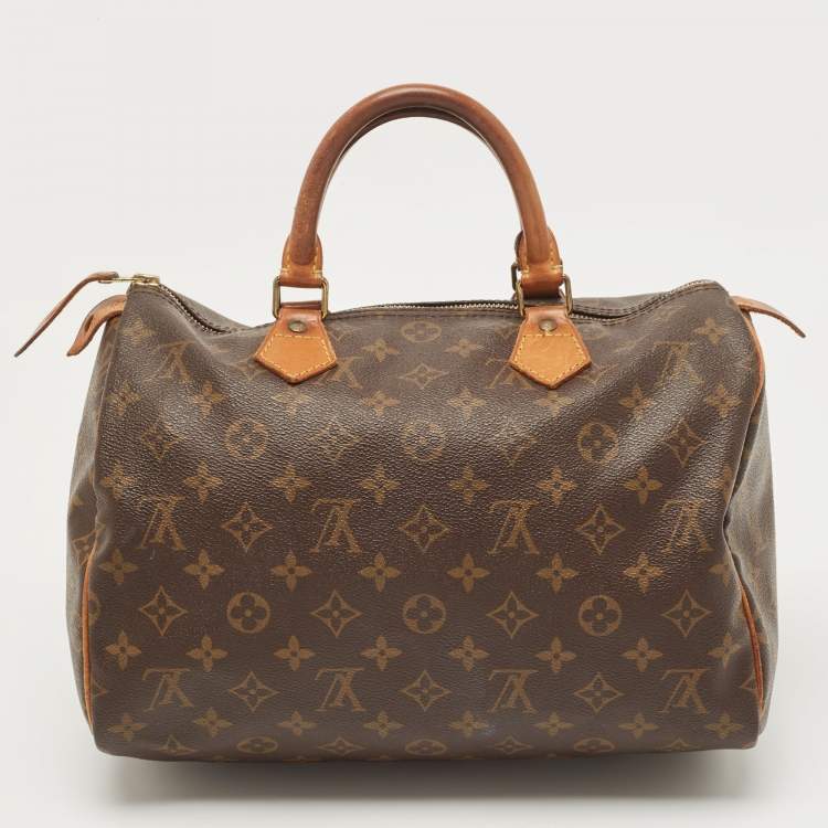 Pre Owned Louis Vuitton Monogram Canvas Speedy 30 Bag