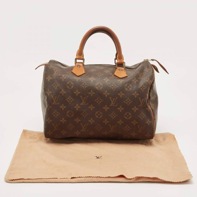 Pre Owned Louis Vuitton Monogram Canvas Speedy 30 Bag
