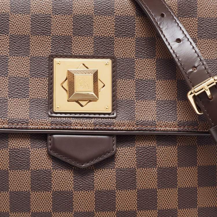 Pre Owned Louis Vuitton Damier Ebene Canvas Bergamo MM Bag