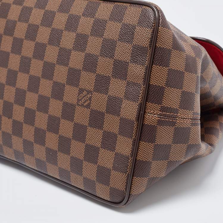 Pre Owned Louis Vuitton Damier Ebene Canvas Bergamo MM Bag