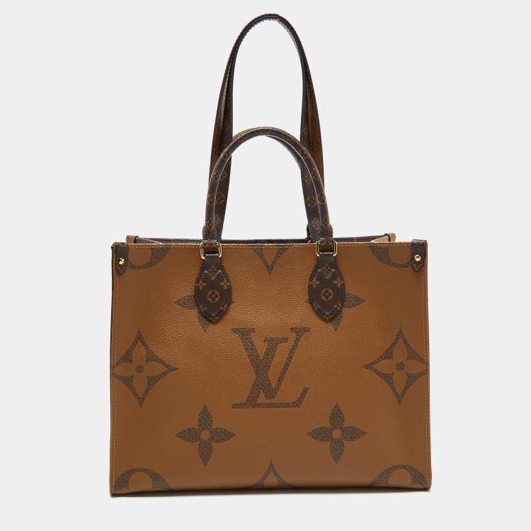 Pre Owned Louis Vuitton Reverse Monogram Canvas Giant Onthego MM Bag