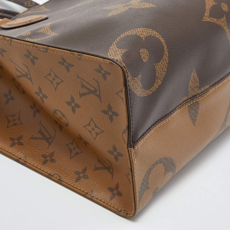Pre Owned Louis Vuitton Reverse Monogram Canvas Giant Onthego MM Bag