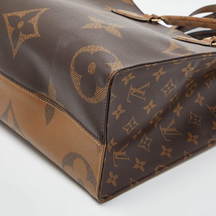 Pre Owned Louis Vuitton Reverse Monogram Canvas Giant Onthego MM Bag