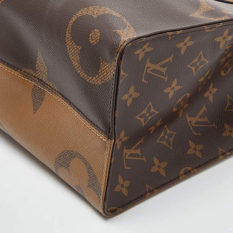 Pre Owned Louis Vuitton Reverse Monogram Canvas Giant Onthego MM Bag