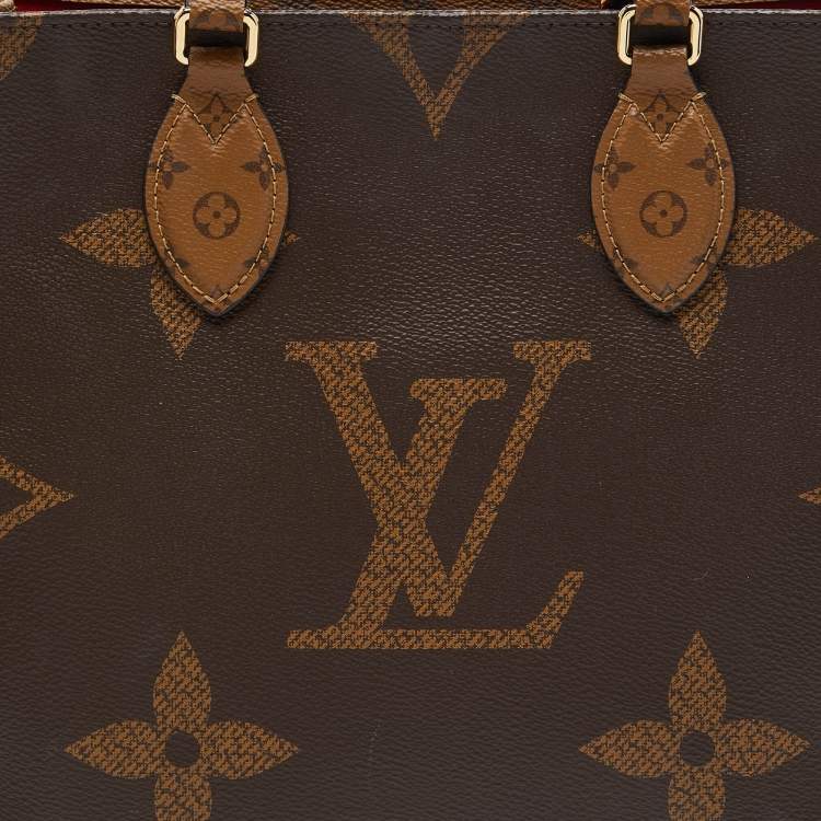 Pre Owned Louis Vuitton Reverse Monogram Canvas Giant Onthego MM Bag