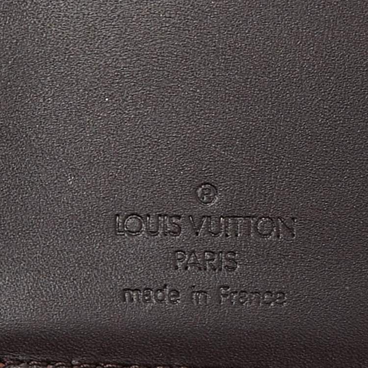 Pre Owned Louis Vuitton Amarante Monogram Vernis French Wallet