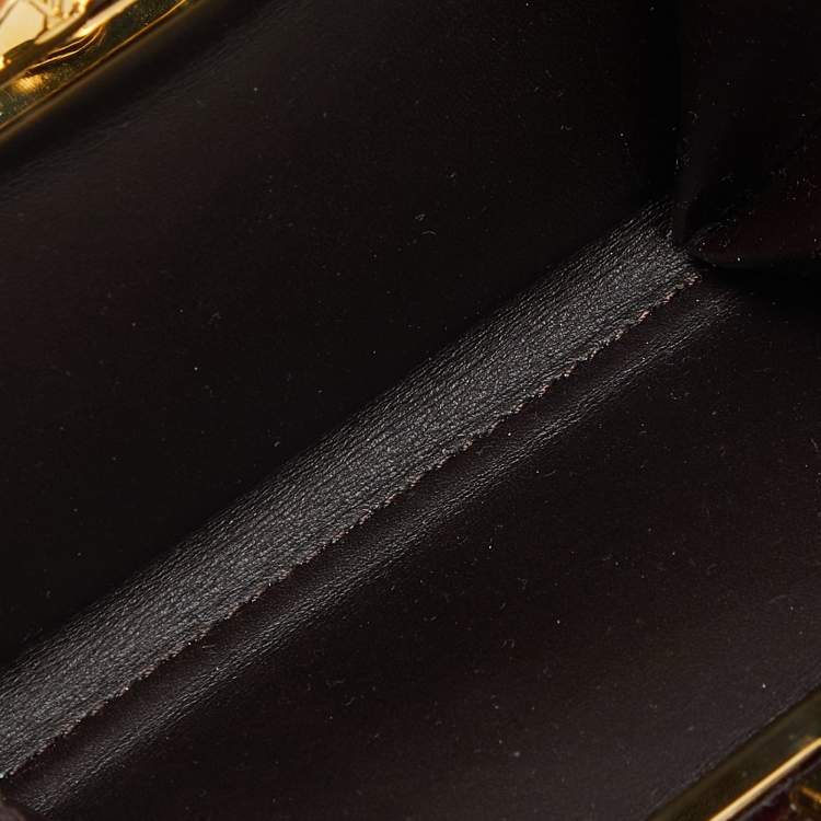 Pre Owned Louis Vuitton Amarante Monogram Vernis French Wallet
