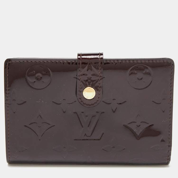 Louis Vuitton Jeanne Wallet Vernis Amarante in Leather with Gold-tone - US