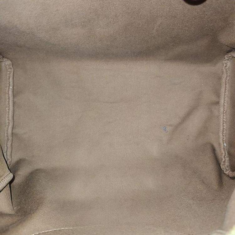 Pre Owned Louis Vuitton Brown Monogram Canvas Speedy 35 bag