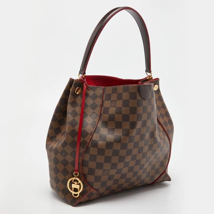 Pre Owned Louis Vuitton Damier Canvas Caissa Hobo