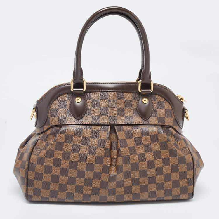 Pre Owned Louis Vuitton Damier Ebene Canvas Trevi PM Bag