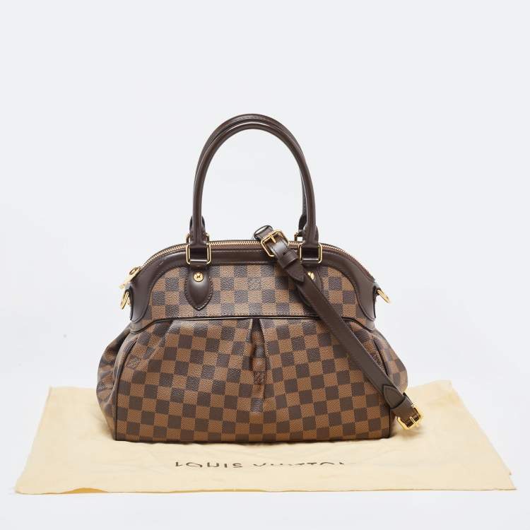 Pre Owned Louis Vuitton Damier Ebene Canvas Trevi PM Bag
