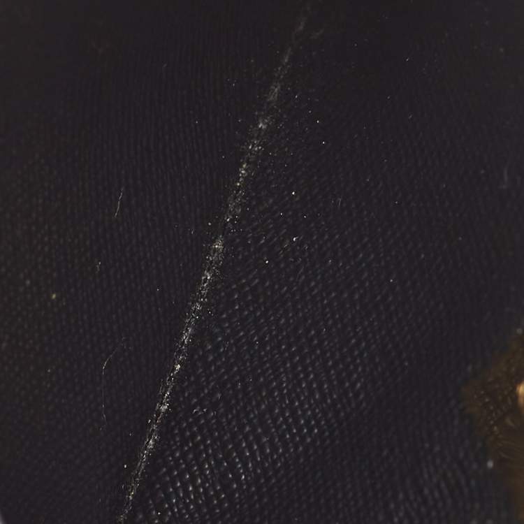 مملوكة مسبقًا Louis Vuitton Black Monogram Canvas and Leather Kimono Card Case