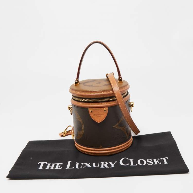 Pre Owned Louis Vuitton Monogram Giant Canvas Cannes Bag
