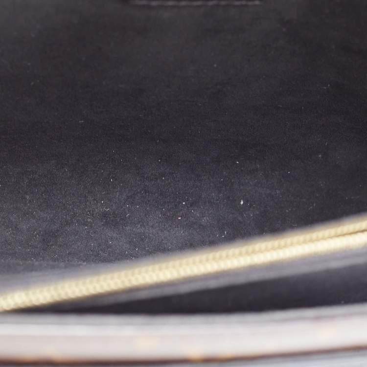 Pre Owned Louis Vuitton Black Monogram Canvas Victoire Bag