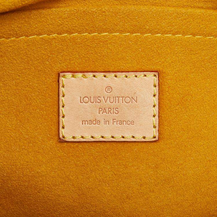 Pre Owned Louis Vuitton Blue Monogram Denim Neo Speedy 30