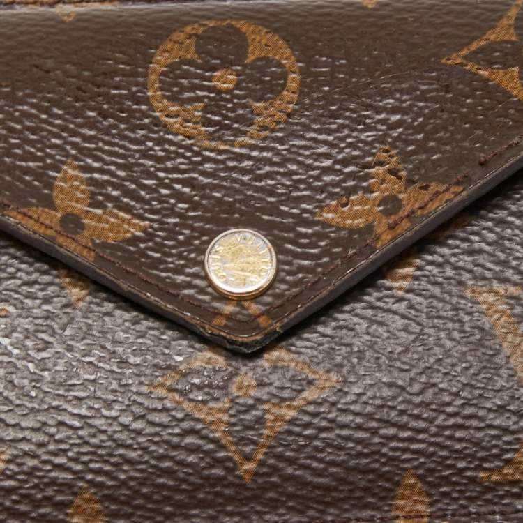 Pre Owned Louis Vuitton Black Monogram Canvas Recto Verso Card Holder