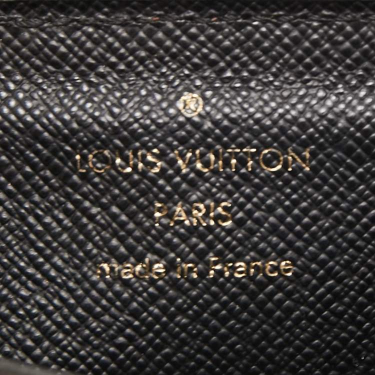 Pre Owned Louis Vuitton Black Monogram Canvas Recto Verso Card Holder