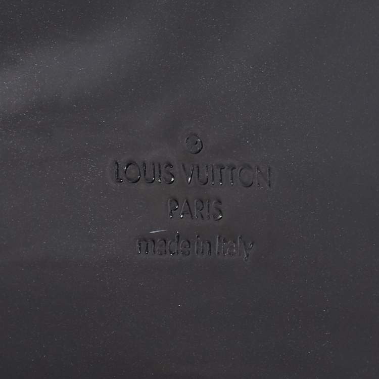 مملوكة مسبقًا Louis Vuitton Black Vernis Leather and Monogram Canvas Cherrywood BB Bag