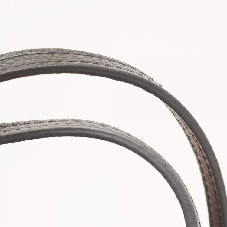 Pre Owned Louis Vuitton Black/White Monogram Empreinte Leather Neverfull MM Bag