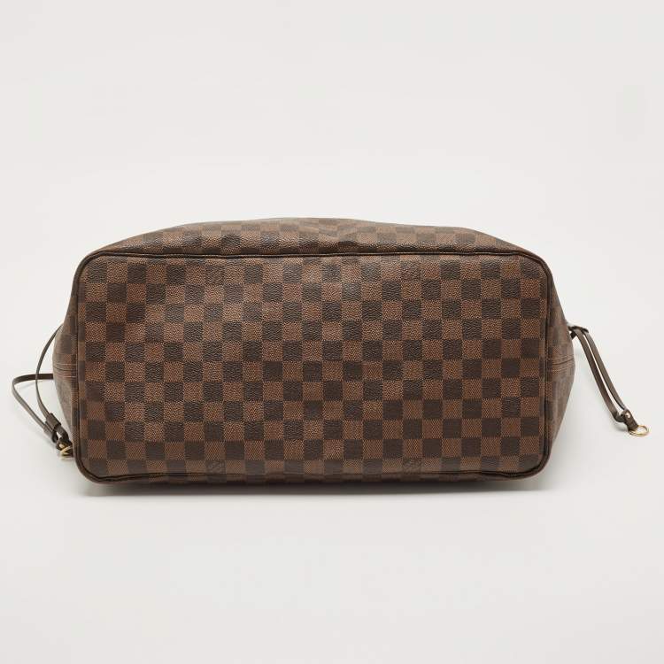 Pre Owned Louis Vuitton Damier Ebene Canvas Neverfull GM Bag