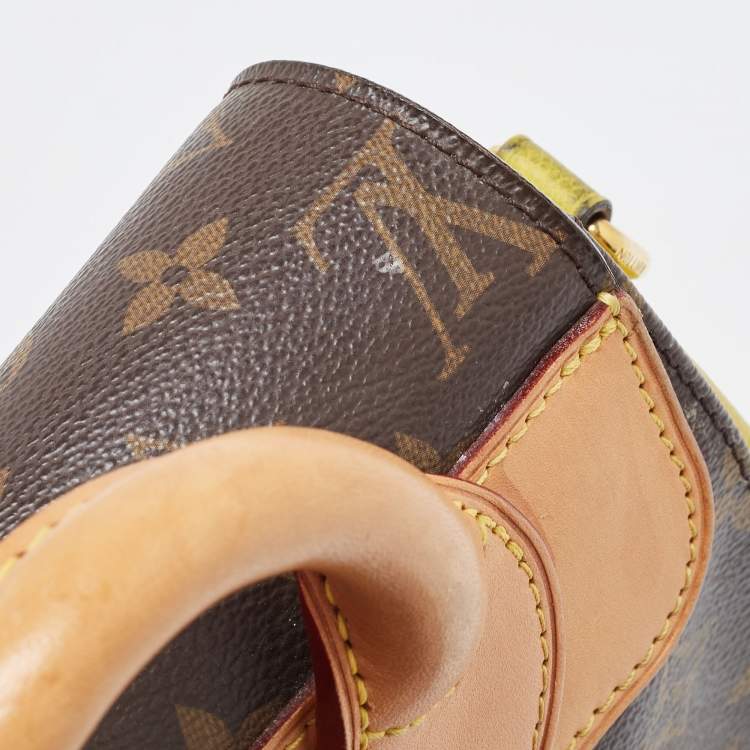 Pre Owned Louis Vuitton Pistache Monogram Canvas Eden PM Bag