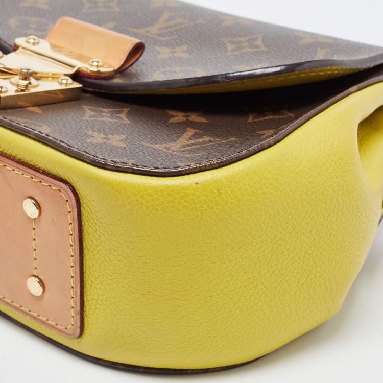 Pre Owned Louis Vuitton Pistache Monogram Canvas Eden PM Bag