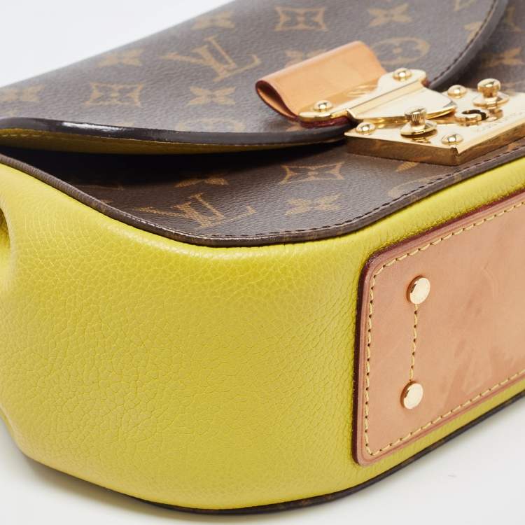 Pre Owned Louis Vuitton Pistache Monogram Canvas Eden PM Bag