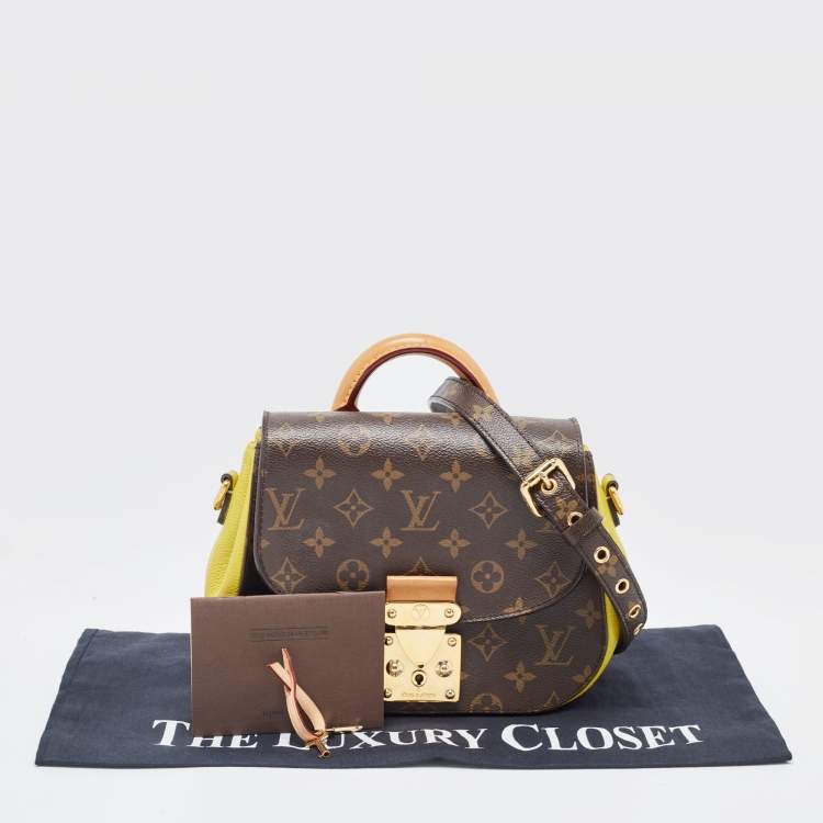 Pre Owned Louis Vuitton Pistache Monogram Canvas Eden PM Bag