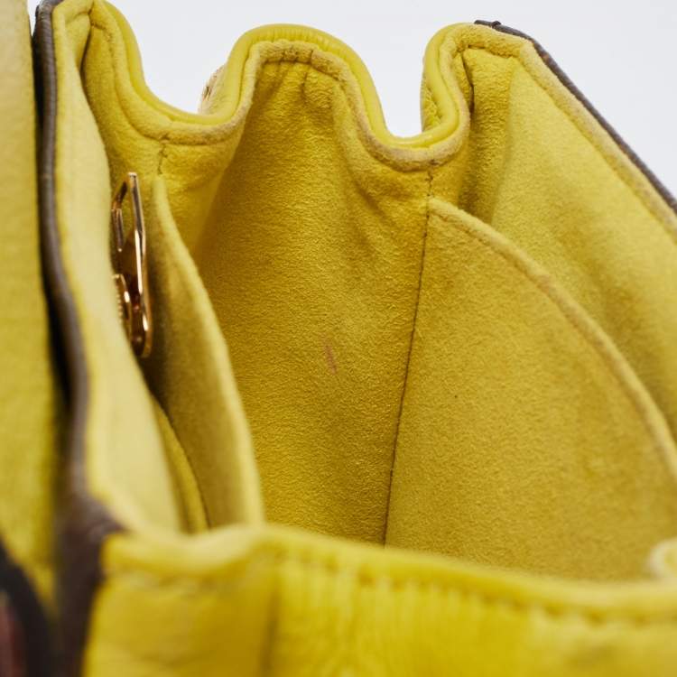 Pre Owned Louis Vuitton Pistache Monogram Canvas Eden PM Bag