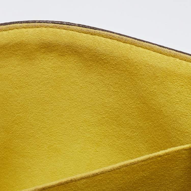 Pre Owned Louis Vuitton Pistache Monogram Canvas Eden PM Bag