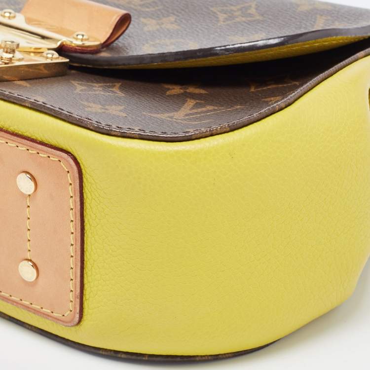 Pre Owned Louis Vuitton Pistache Monogram Canvas Eden PM Bag