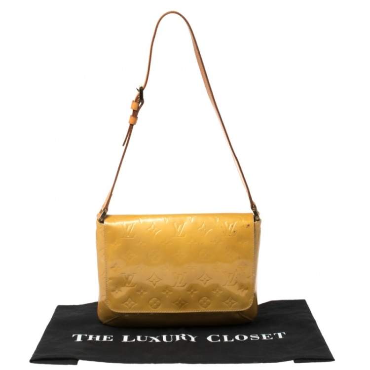 Pre Owned Louis Vuitton Mango Monogram Vernis Thompson Street Bag