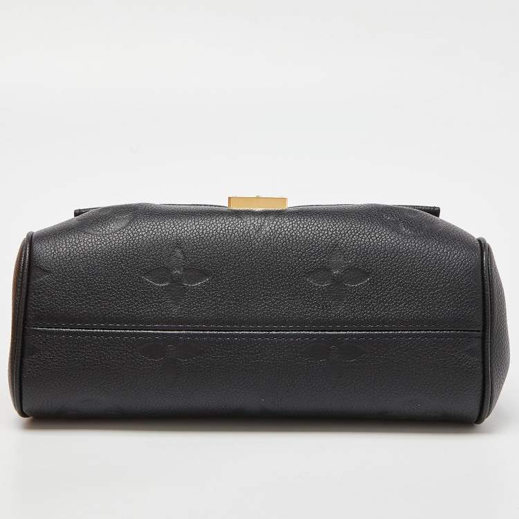 Pre Owned Louis Vuitton Black Monogram Giant Empreinte Leather Favorite MM Bag