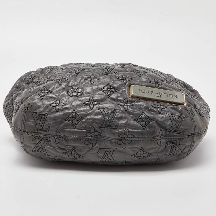 Pre Owned Louis Vuitton Anthracite Monogram Leather Olympe Nimbus PM Bag