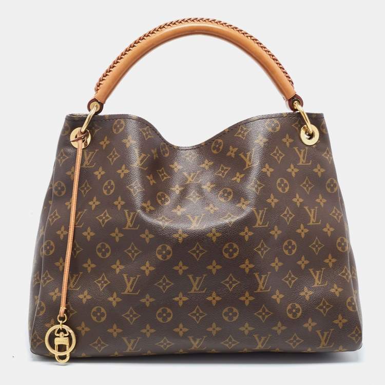 Louis Vuitton, Bags, Louis Vuitton Artsy Mm Monogram Canvas Hobo Bag  Brown