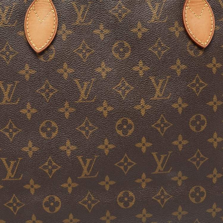 Pre Owned Louis Vuitton Brown Monogram Canvas Neverfull MM Tote Bag