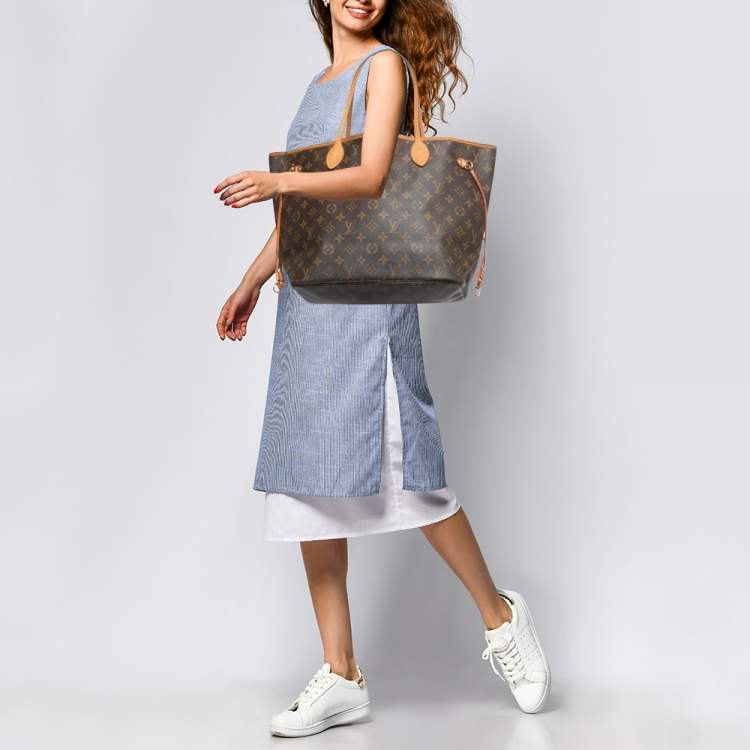 Women's Tote Bag Neverfull MM, Luxury Handbags
