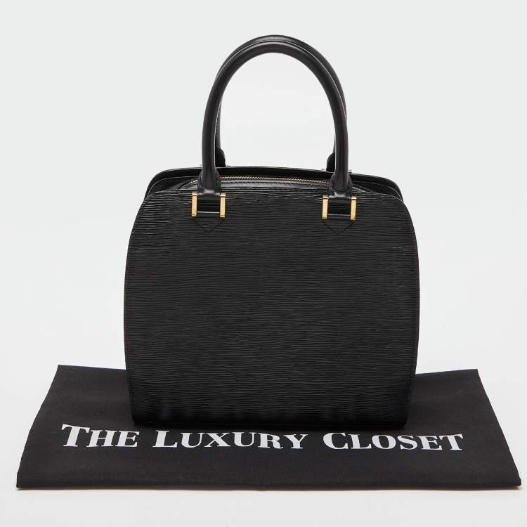 Pre Owned Louis Vuitton Black Epi Leather Pont Neuf PM Bag 