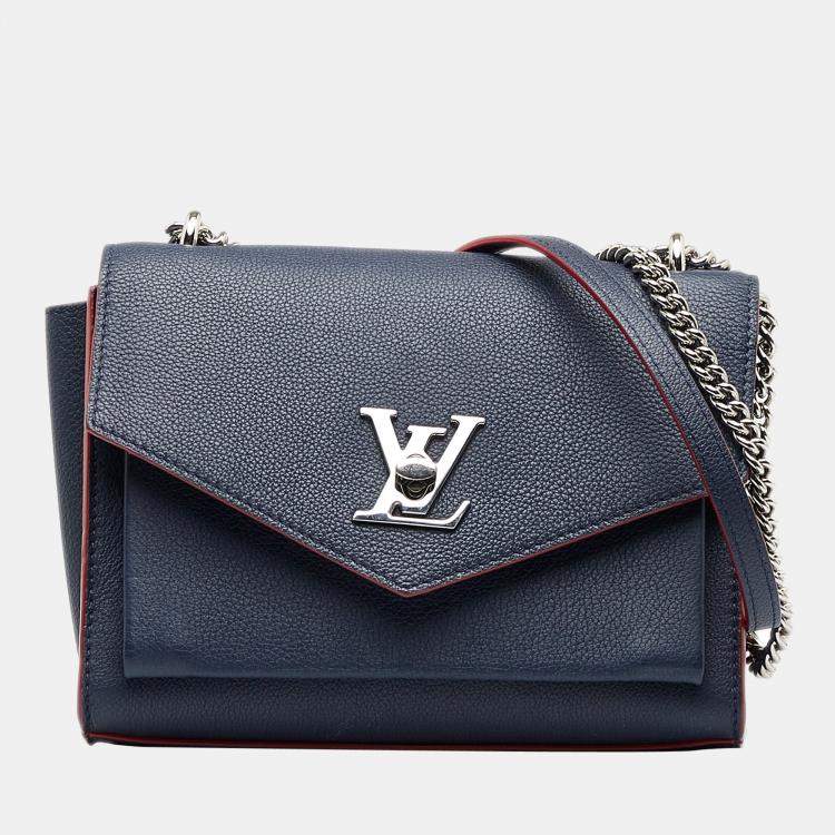 Authentic Louis Vuitton Lockme Backpack Marine Blue Color